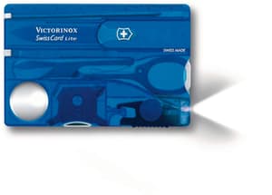 Couteau de poche SwissCard Lite bleu