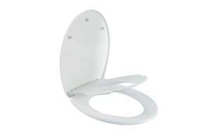 Siège de toilette avec garniture de siège pour enfant Blanc
