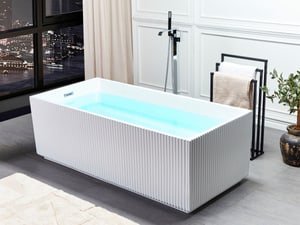 Baignoire îlot blanche rectangle 169 x 80 cm GOCTA