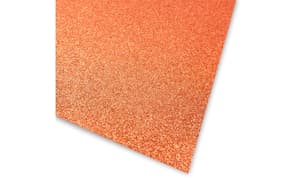 Cartoncino glitterato A4, 300 g/m², 10 fogli, albicocca