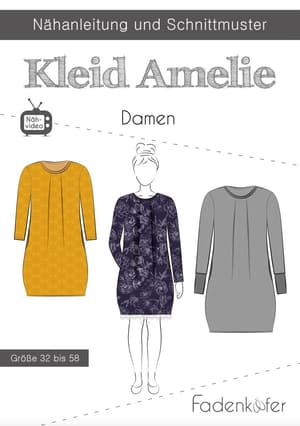 Papierschnittmuster Kleid Amelie