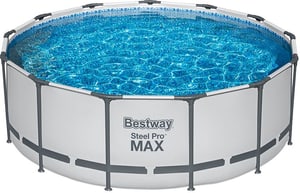 Steel Pro MAX Frame Pool Komplett-Set 396 x 122 cm, rund
