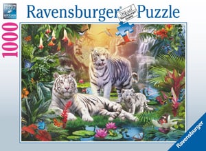 RVB Puzzle 1000 P. Famiglie di tigri bi