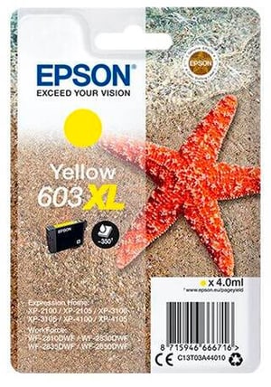 Singlepack Yellow 603XL