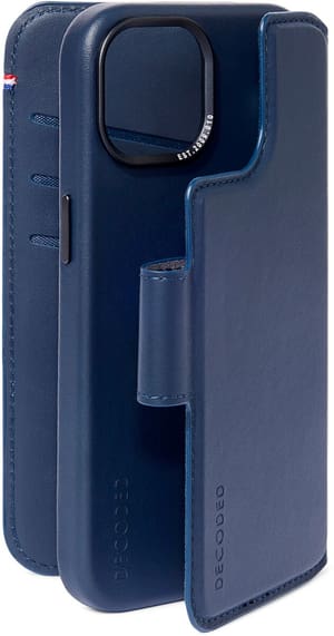 Detachable MagSafe Leather Wallet - iPhone 15 Pro Max - Navy