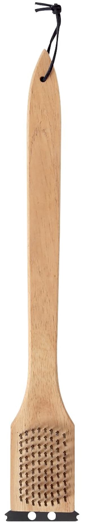 Grillbürste, Holz, 45 cm