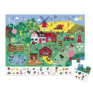 Janod Puzzle Bauernhof