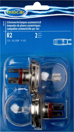 Scheinwerferlampe asymetrisch R2