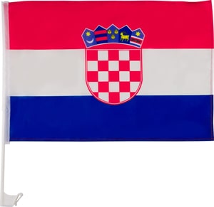 Bandiera per auto Croazia