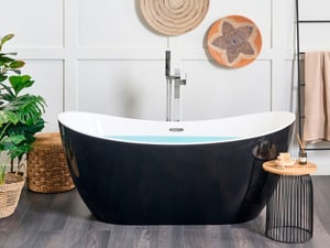 Vasca da bagno freestanding acrilico nero 170 cm ANTIGUA