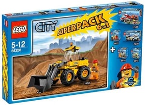 WR10 LEGO CITY RESCUE SUPERPACK 6 IN 1