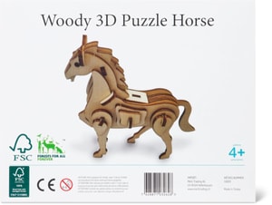 Woody Holzpuzzle 3D Tiere