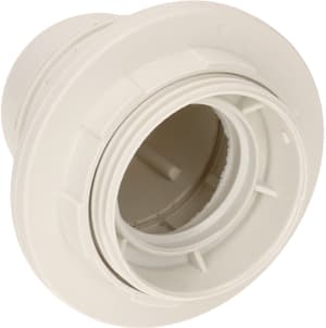 portalampada E27 con M10x1 / colore: bianco / accessori: anello