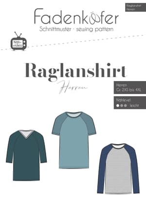 Papierschnittmuster Raglanshirt