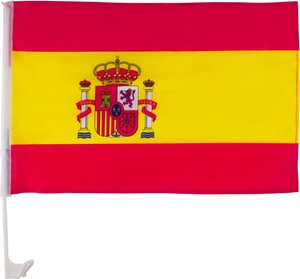 Bandiera per auto Spagna