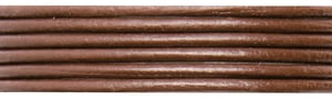 Lanière en cuir, brun foncé 2mm/1m