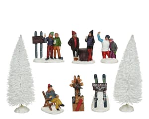 Weihnachtsszenen Zubehör Figuren und Bäume