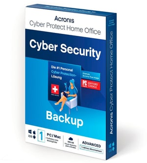 Cyber Protect Home Office Advanced Box, Abbonamento 1 PC, 1 anno
