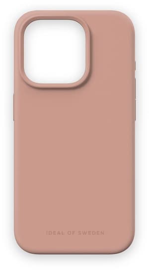 Coque arrière Silicone iPhone 15 Pro Blush rose