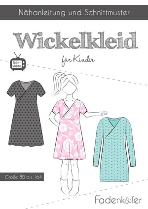 Papierschnittmuster Wickelkleid