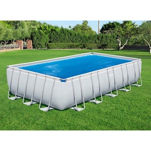 Bâche solaire rectangulaire pour piscines hors sol de 6,40 m et 7,32 m