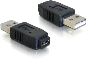 Adaptateur USB 2.0 USB-A mâle - USB-MicroB femelle