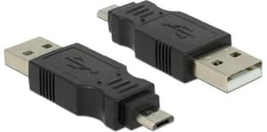 USB 2.0 Adapter USB-A Stecker - USB-MicroB Stecker