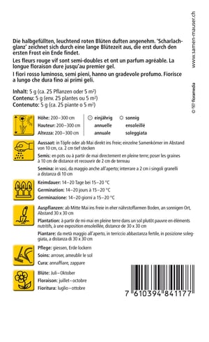 Nasturzio Riverbero scarlatto