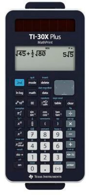 Plus MathPrint Calculatrice scolaire TI-30X+MP