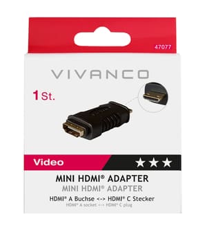 HDMI® A / HDMI® C Adapter