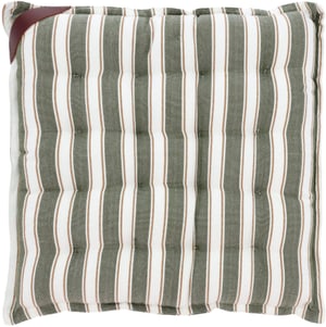 Coussin d’assise Nordic 40 x 40 cm, Vert olive