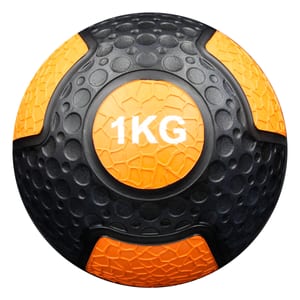 Gewichtsball Medecine Ball aus strapazierfähigem Gummi | 1 KG