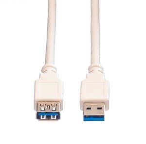VALUE USB 3.2 Extension A-A, white 1.8m