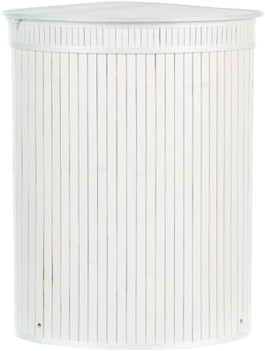 Panier en bambou blanc 60 cm BADULLA