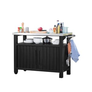 Grill Table d'appoint 207 litres anthracite 123.7 x 54 x 90 cm