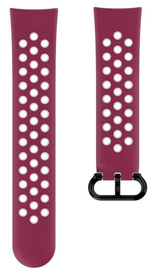 Cinturino sportivo per Fitbit Versa 3/4/Sense (2), Bordeaux/Grigio