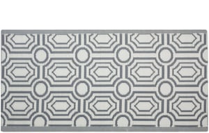 Tappeto da esterno grigio scuro 90 x 180 cm BIDAR