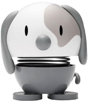 Bumble Dog S 6,9 cm, grigio/bianco