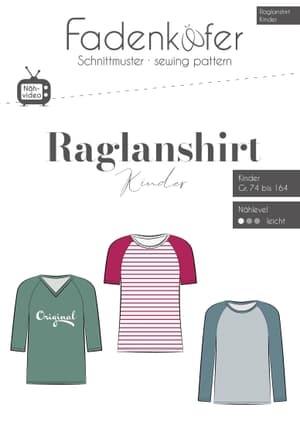 Papierschnittmuster Raglanshirt