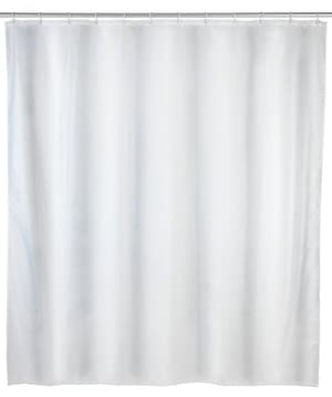 Rideau de douche Uni blanc 240x180 cm, Polyester