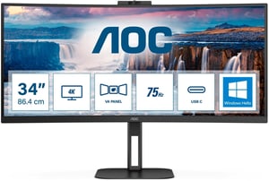 CU34V5CW/BK 34"