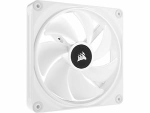 iCUE LINK QX140 RGB WHITE, 140mm Magnetic Dome RGB Fan, Starter Kit