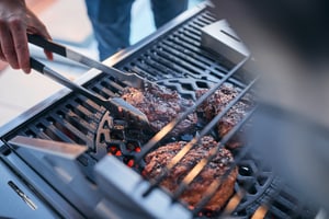 Forchetta da barbecue premium in acciaio inossidabile