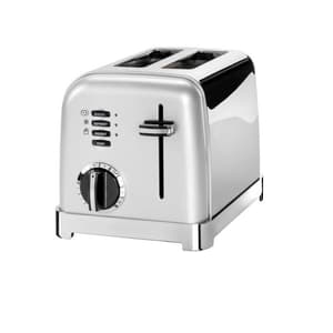 Toaster avec 2 Tranches Gris Perle