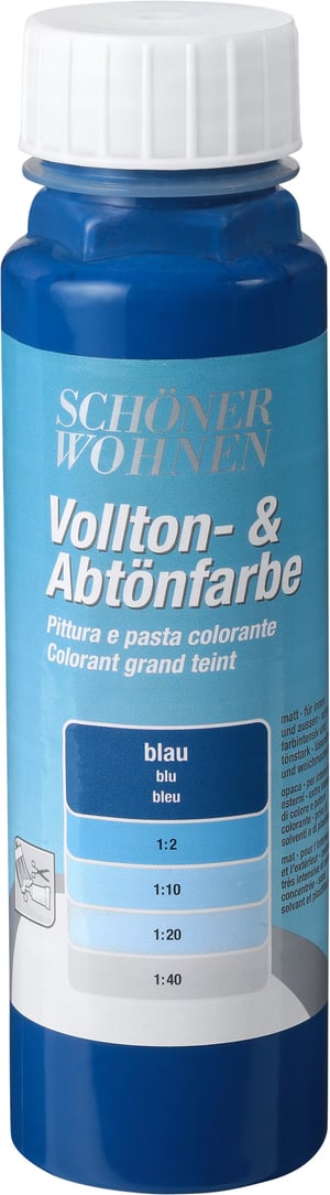 Vollton- und Abtönfarbe Blau 250 ml