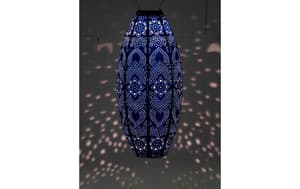 Lampion LED Solaire Ellipse, Bleu foncé