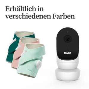 Duo 2 Babyphone & Smart Sock Set Edelrosa/Weiss