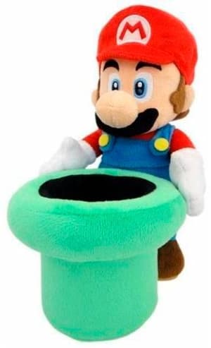 Super Mario mit Rohr Plüsch