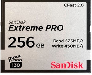 CFast ExtremePro 525MB/s 256GB