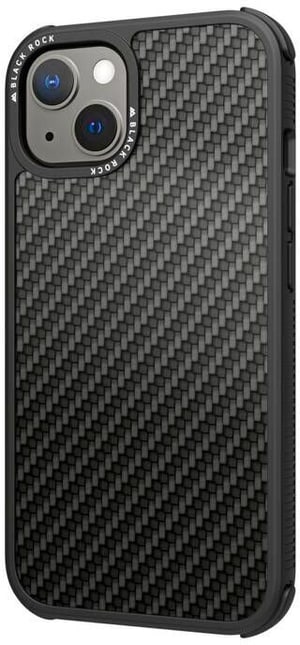 Cover Robust Real Carbon per Apple iPhone 13, nera